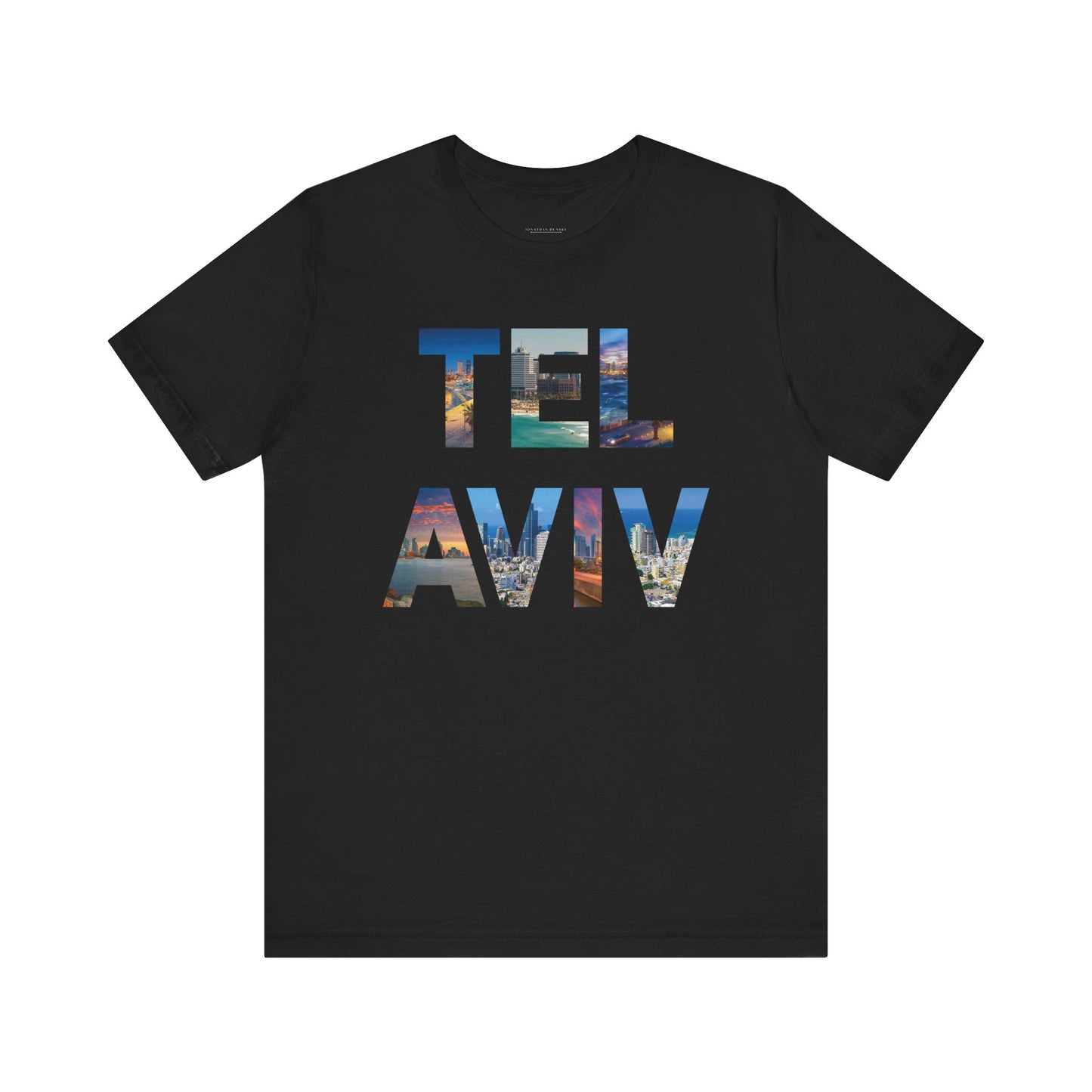 Tel Aviv - A Thousand Words a Letter Unisex Short Sleeve Tee