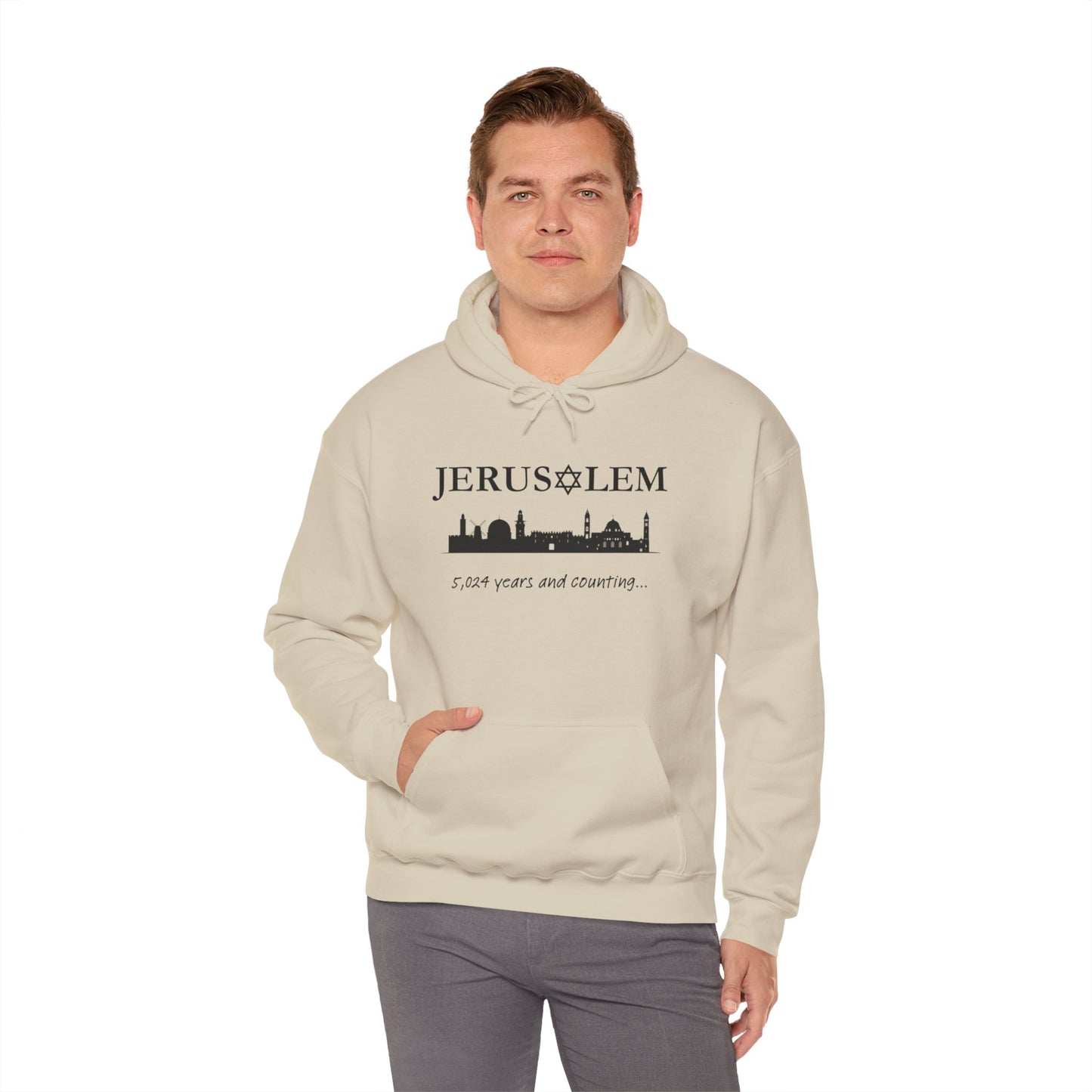 Jerusalem - 5,024 Years and Counting Hooded Sweatshirt