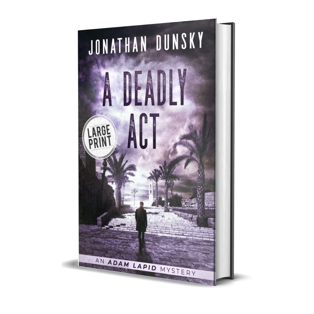 A Deadly Act Large Print Hardcover