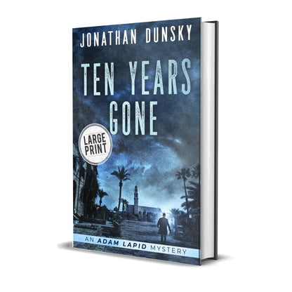 Ten Years Gone large print hardcover